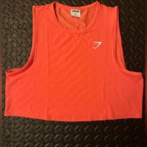 Gymshark Bright Coral Activewear Top
